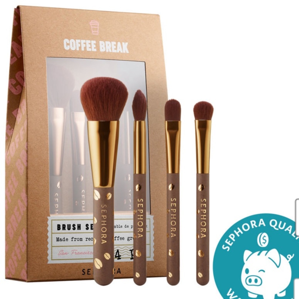 Sephora Collection Coffee Break Travel Brush Set✨